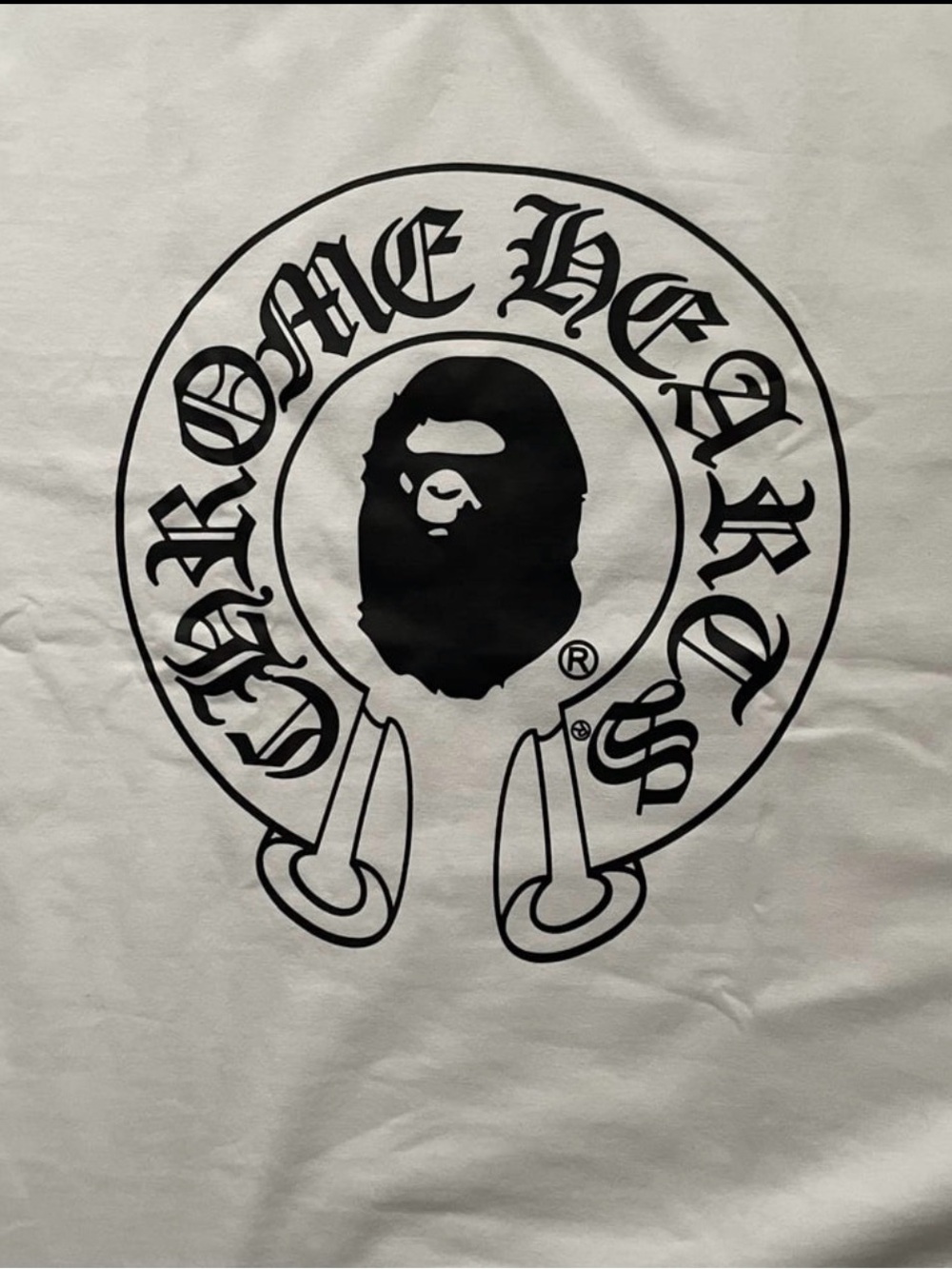 Luxury white and black t shirt